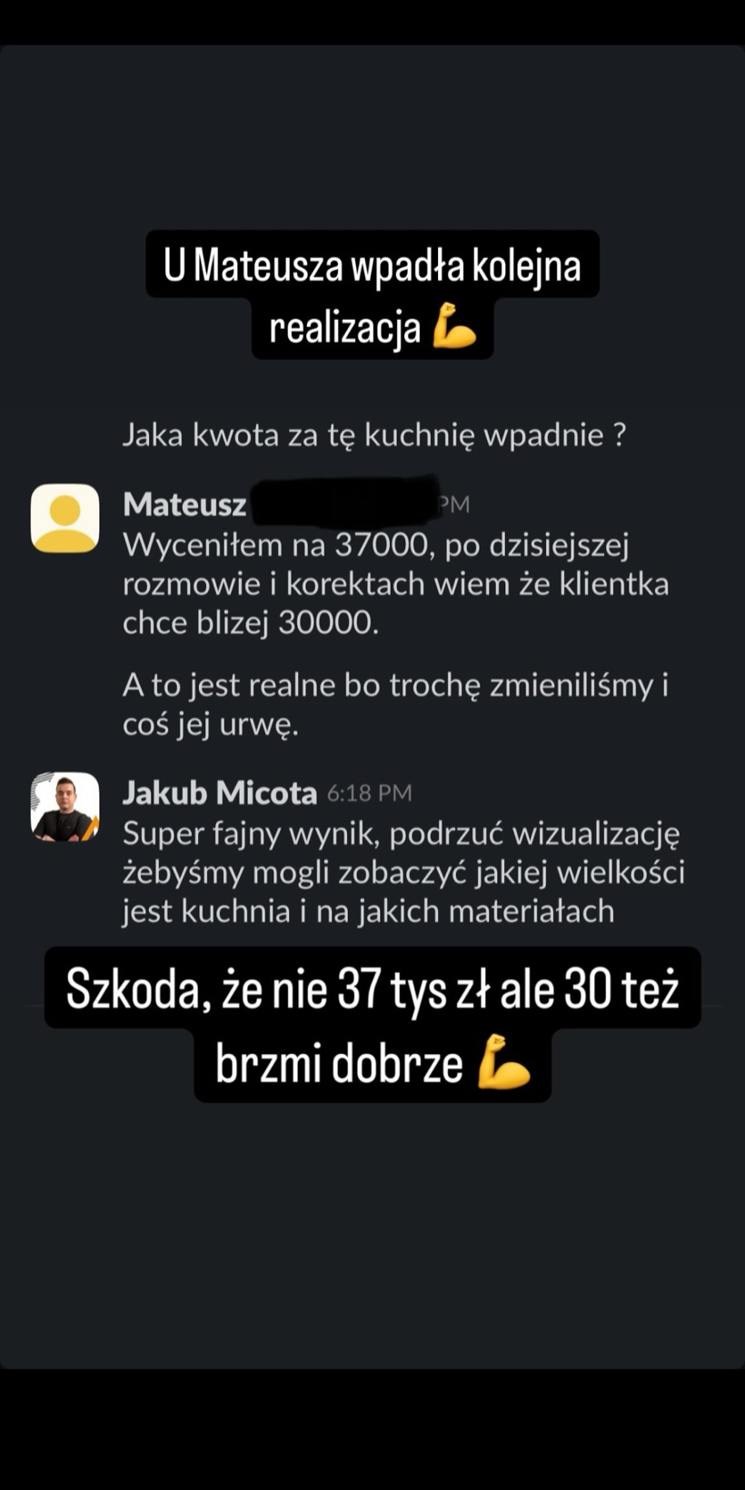 Kolejna realizacja u Mateusza, kuchnia na 30 tys zł